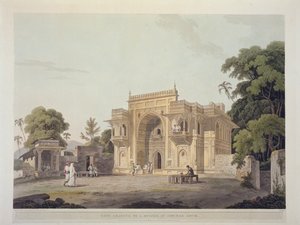 Porte menant à une mosquée à Chunar Ghur, planche 25 de 
